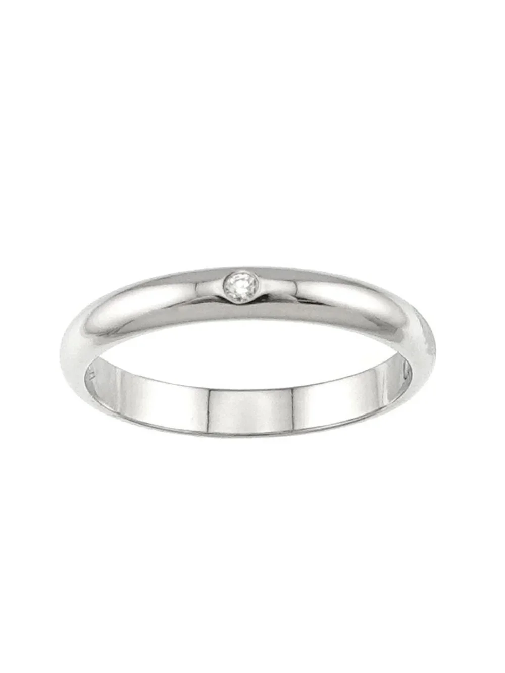 Cartier Classic 48 Ring Diamond Pt Platinum